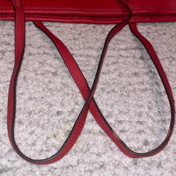 Michael Kors MK Jet Set Saffiano Tote Shoulder Bag Purse and Wallet Set - Picture 7 of 13